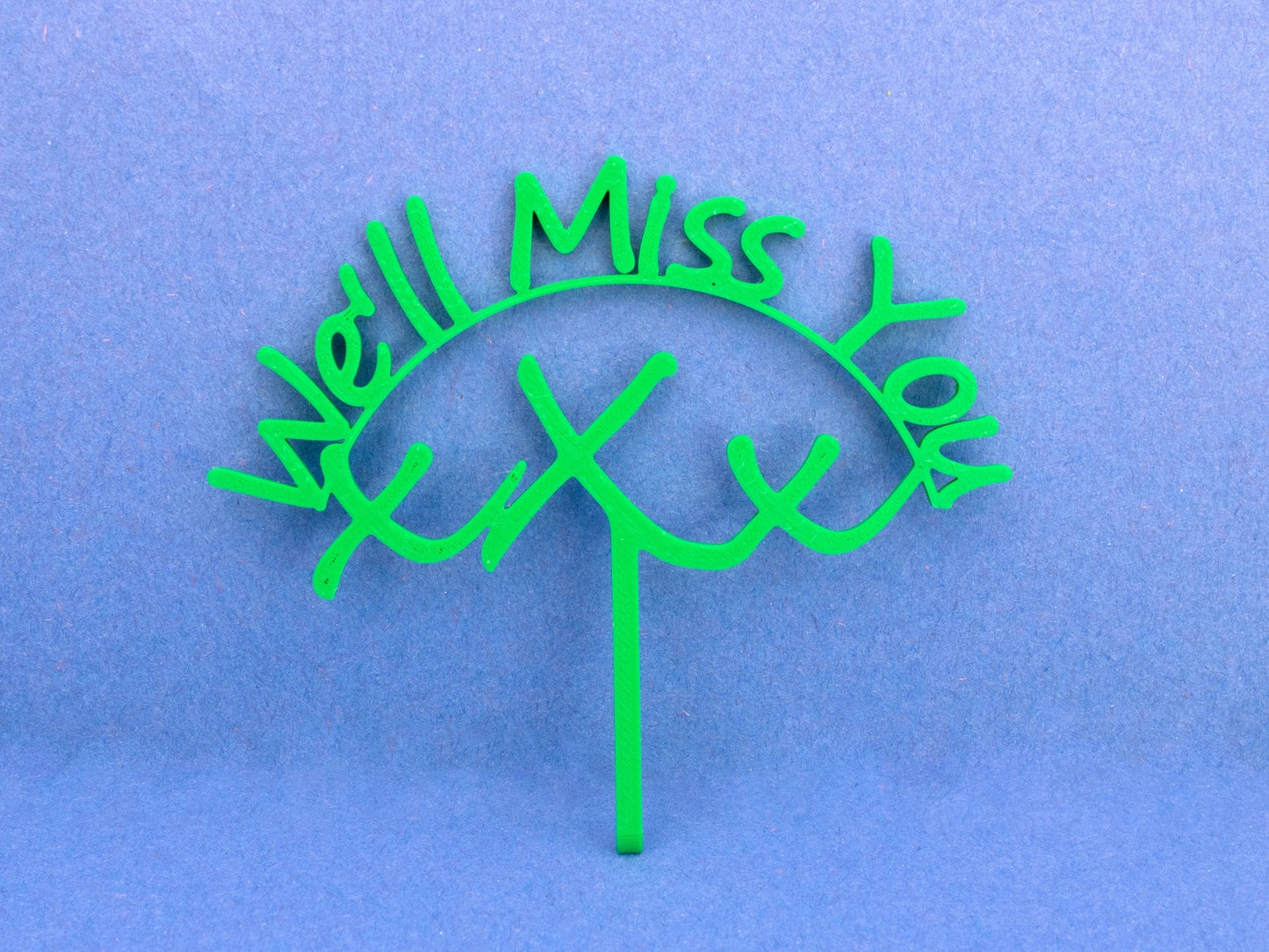 We'll miss you Cake topper