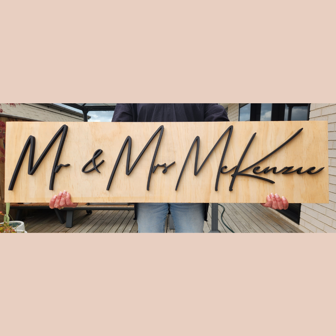 Custom Wedding Signs