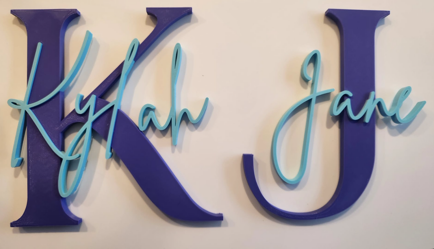 Name Plaque Wall Décor
