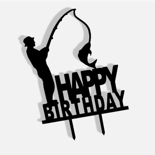 Fishing Cake topper