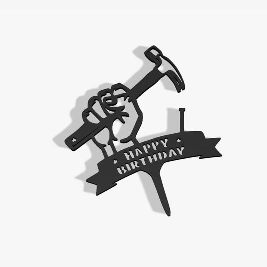 Hammer Cake topper