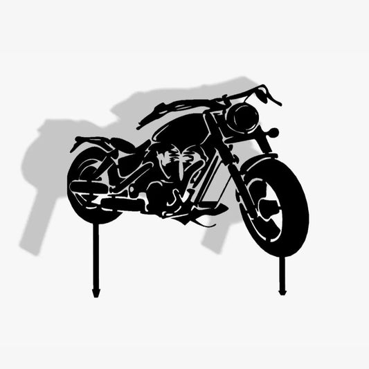 motorbike cake topper