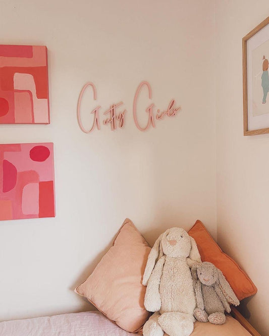 Name Plaque Wall Décor