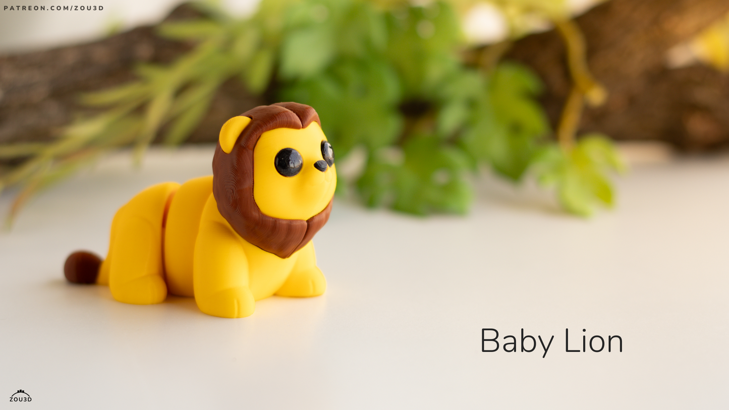 Baby Articulated Animals - Small