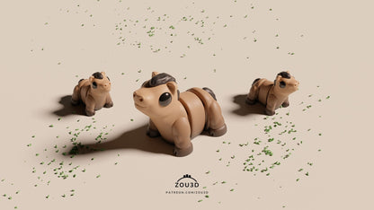 Mini Fidget Animals - Baby Articulated Animals