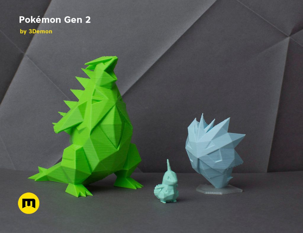 Low-poly Pokémon Collection gen 2