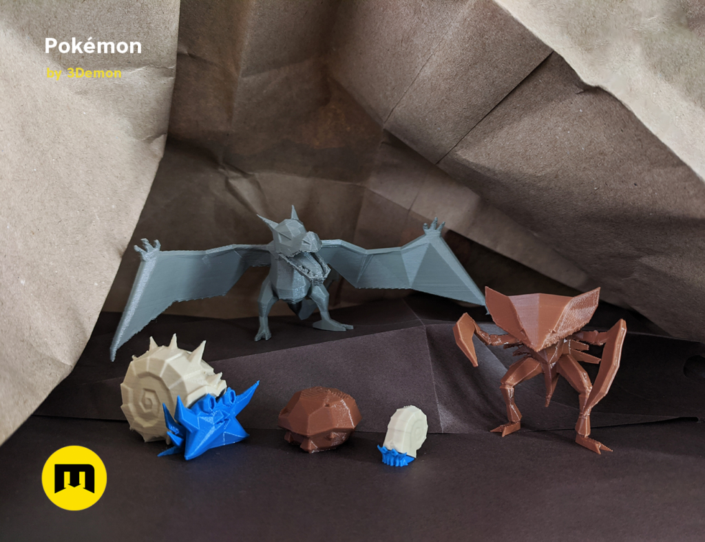 Low-poly Pokémon Collection gen 1