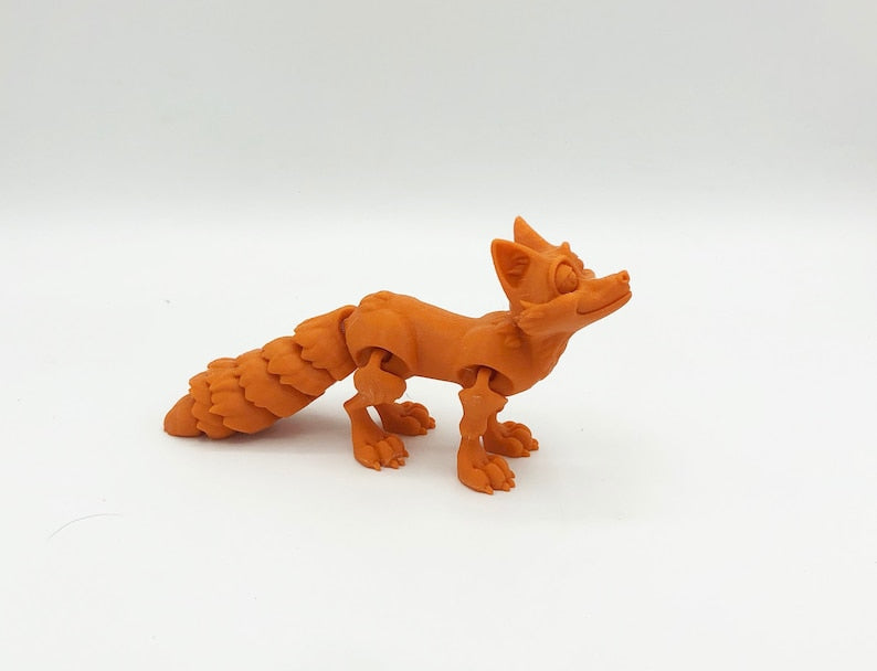 Flexi Fox 3D Printed Articulated Fidget Toy