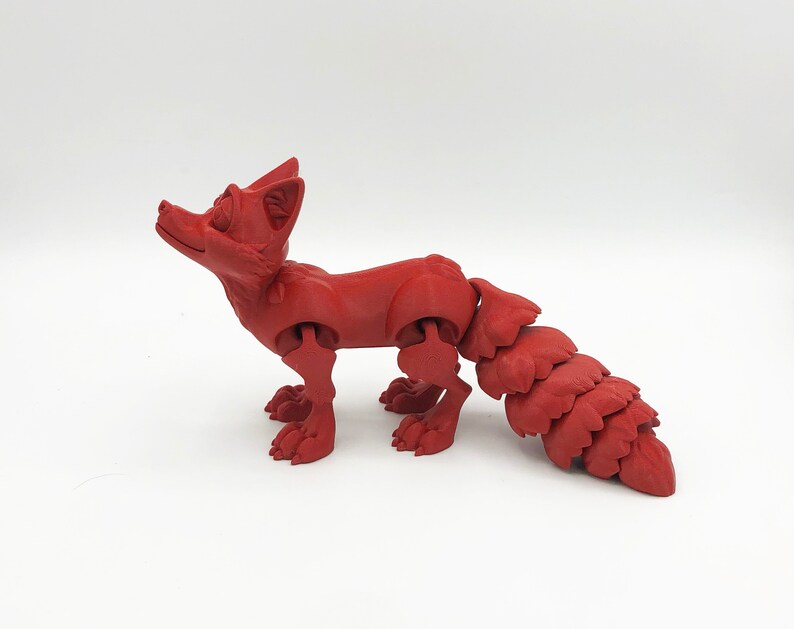 Flexi Fox 3D Printed Articulated Fidget Toy