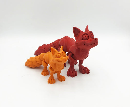 Flexi Fox 3D Printed Articulated Fidget Toy