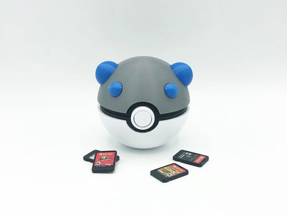 Poke Ball Switch Game Cartridge 3D Printed Storage Case