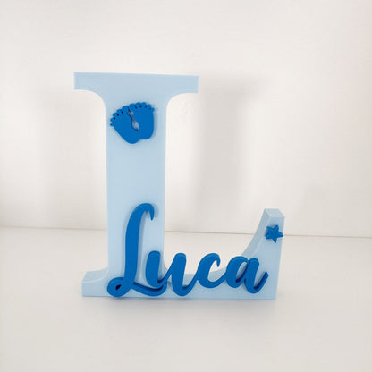 Freestanding Letter with Name - Small