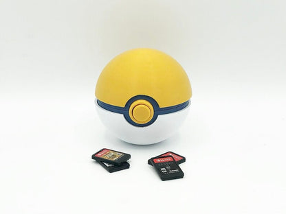Poke Ball Switch Game Cartridge 3D Printed Storage Case