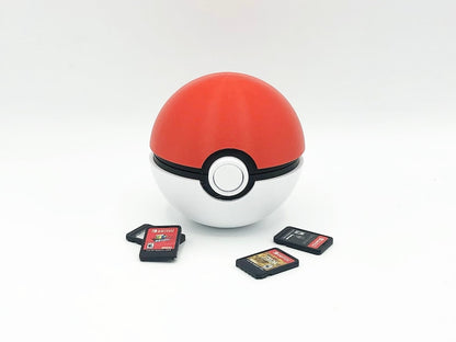 Poke Ball Switch Game Cartridge 3D Printed Storage Case