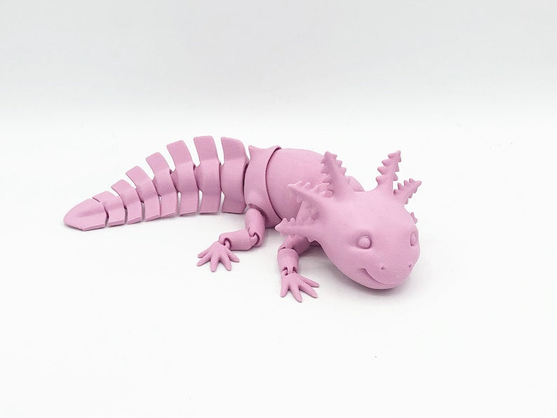 Flexi Axolotl 3D Printed Articulated Fidget Toy