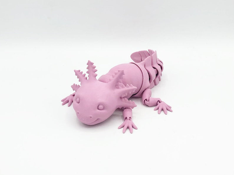 Flexi Axolotl 3D Printed Articulated Fidget Toy