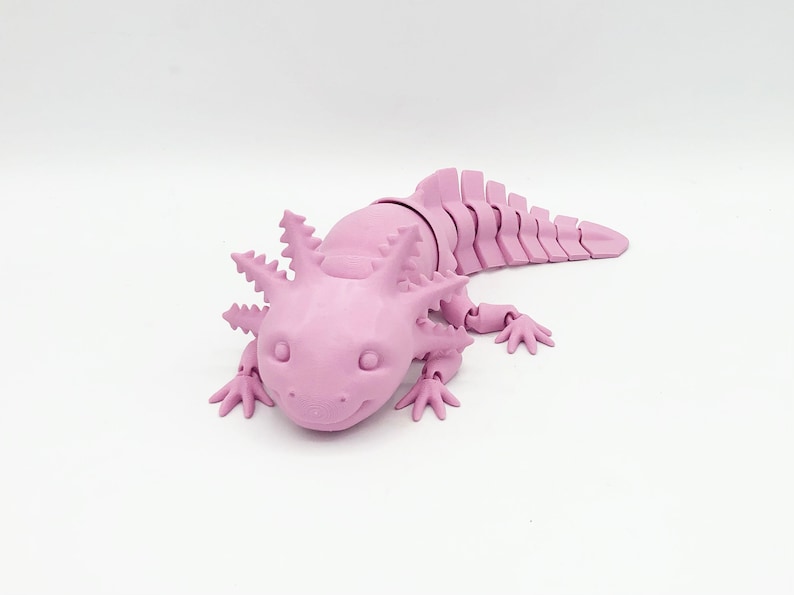 Flexi Axolotl 3D Printed Articulated Fidget Toy