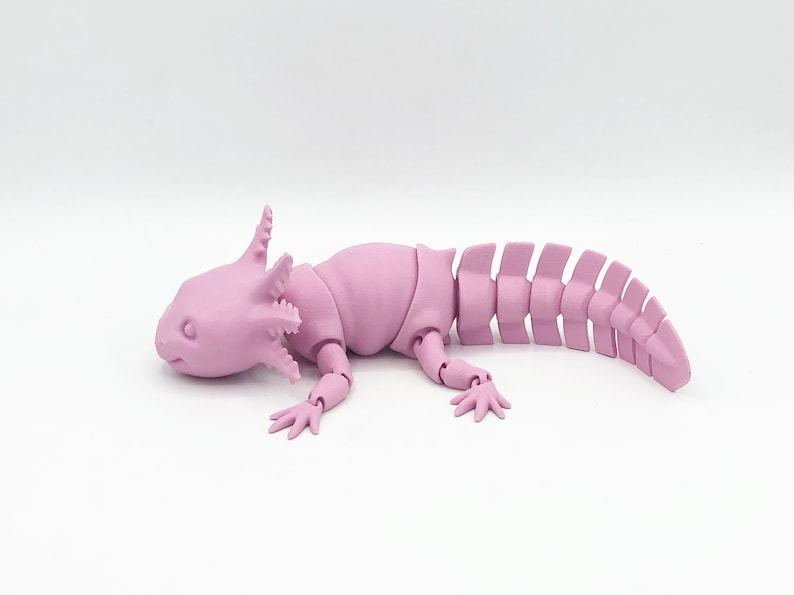 Flexi Axolotl 3D Printed Articulated Fidget Toy