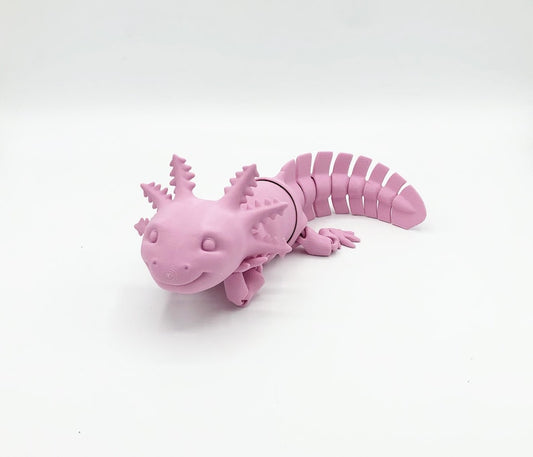 Flexi Axolotl 3D Printed Articulated Fidget Toy