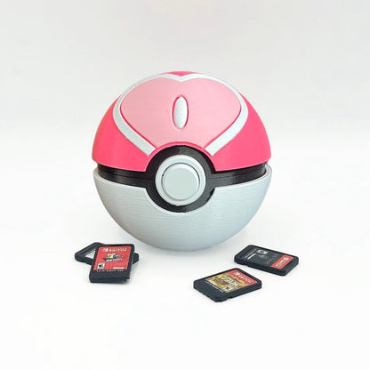 Poke Ball Switch Game Cartridge 3D Printed Storage Case