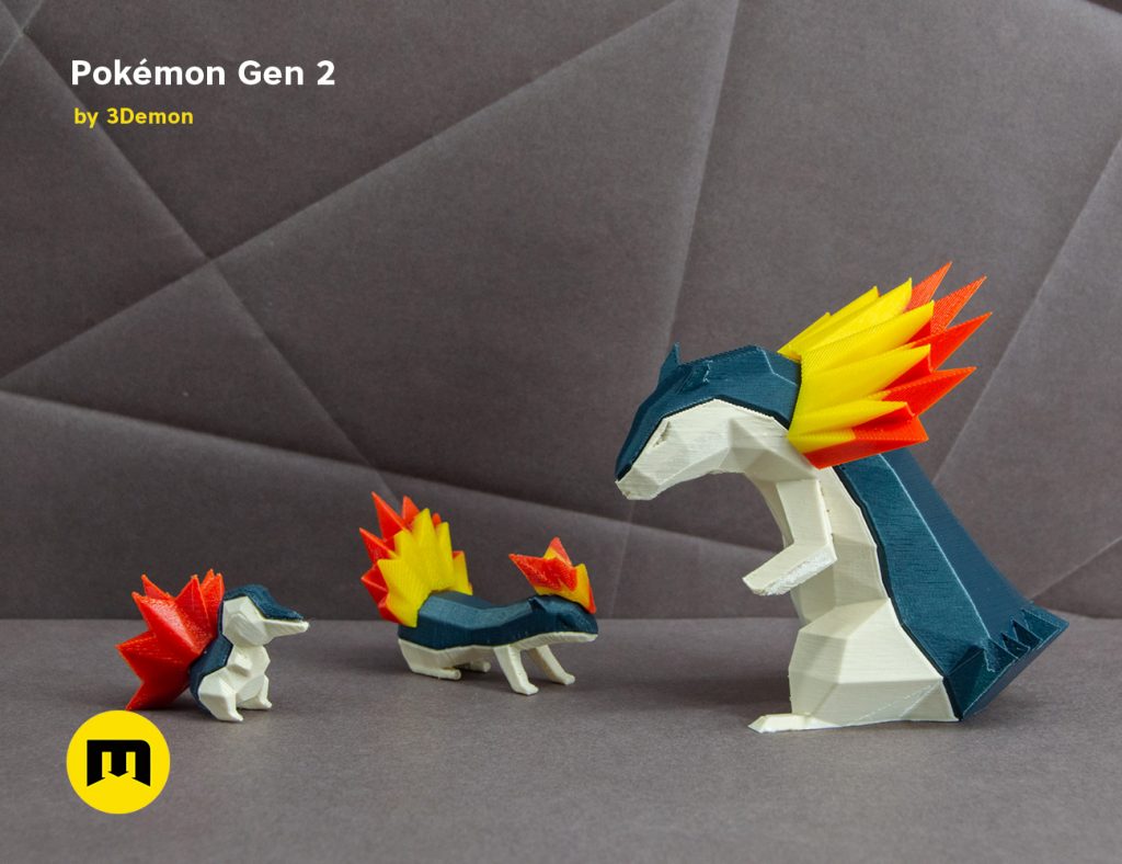 Low-poly Pokémon Collection gen 2