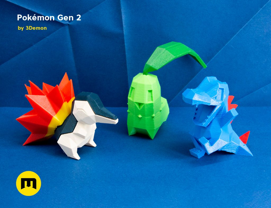 Low-poly Pokémon Collection gen 2