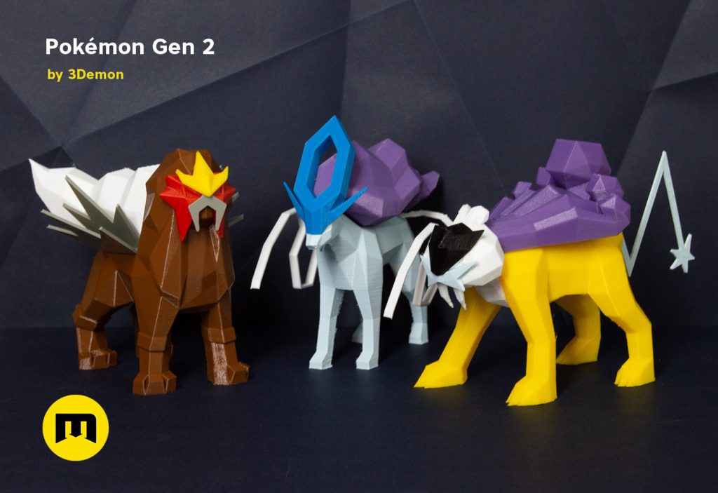 Low-poly Pokémon Collection gen 2