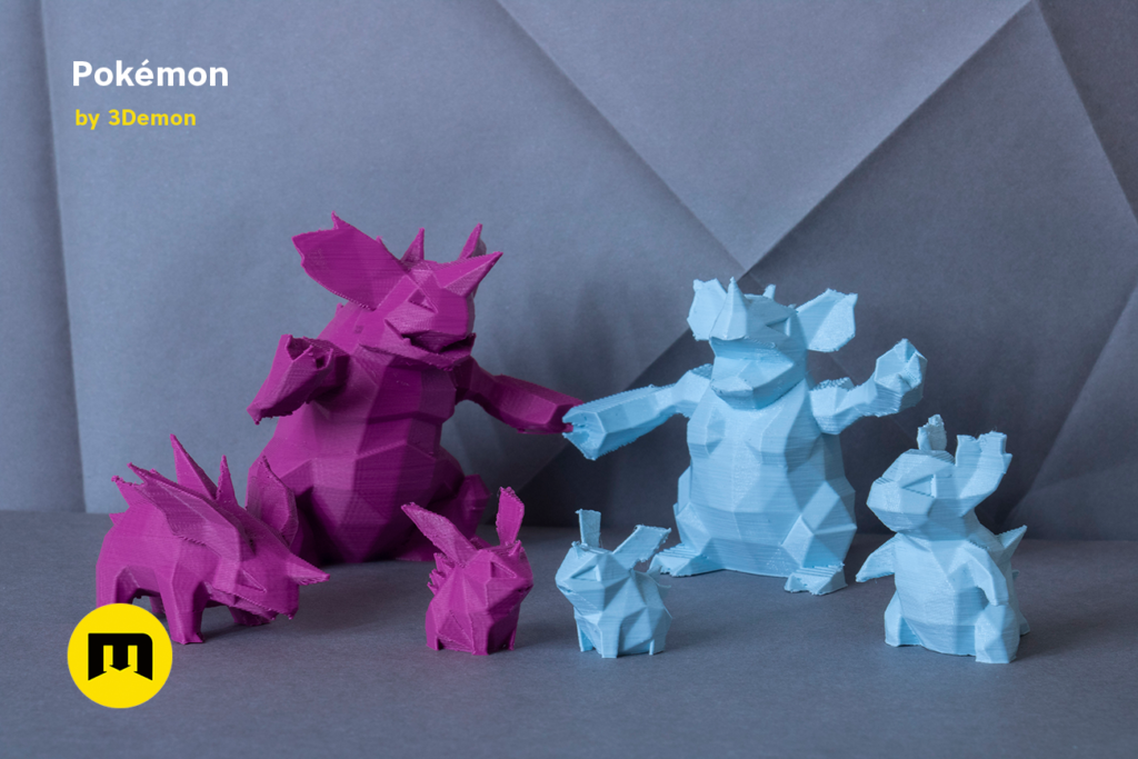 Low-poly Pokémon Collection gen 1