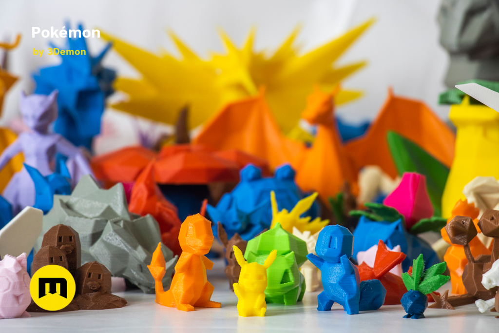 Low-poly Pokémon Collection gen 1