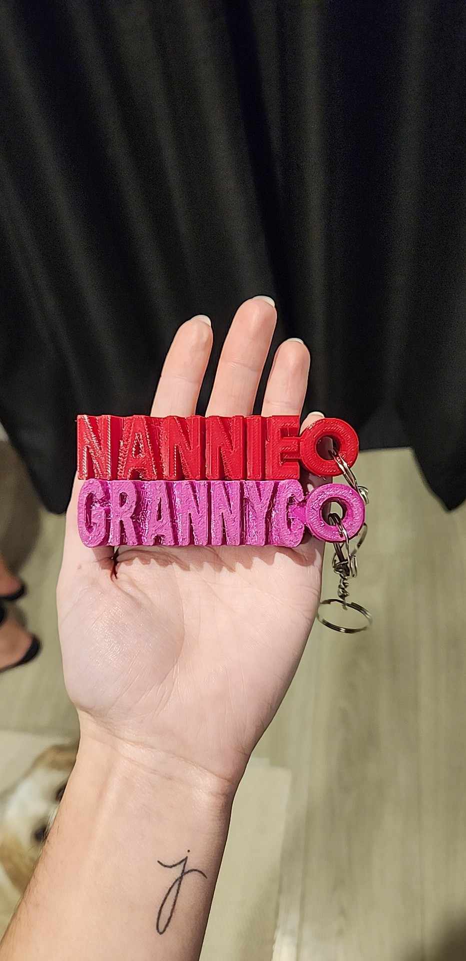 Custom Name keyrings